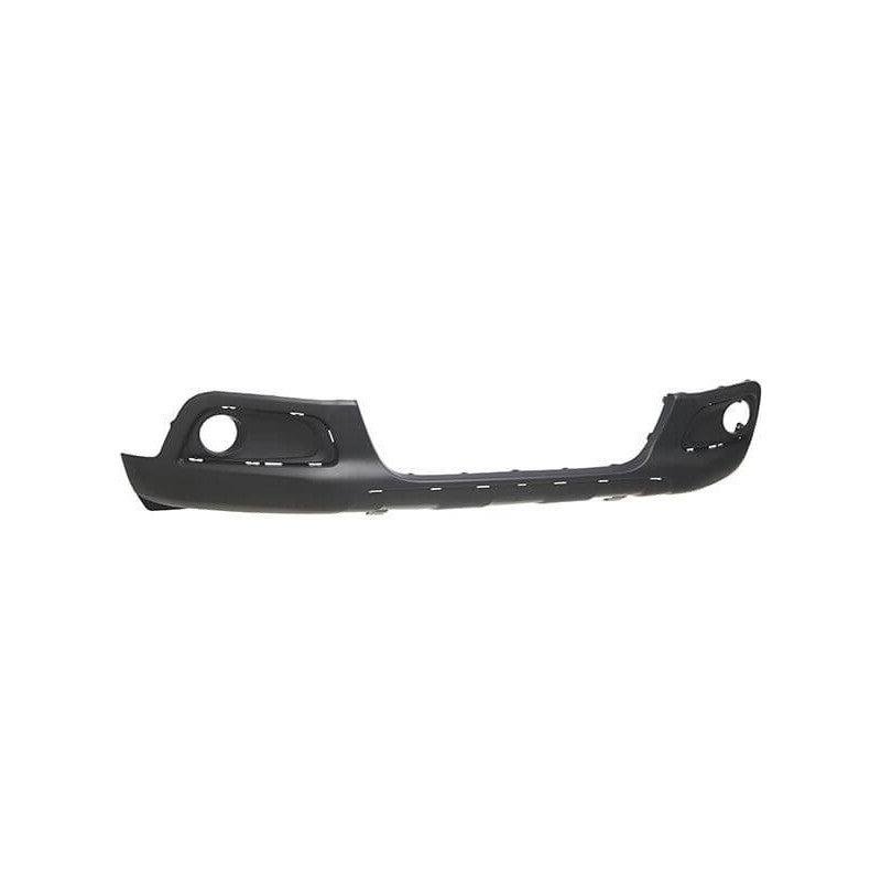 Pare-choc inférieur avant noir avec trous moulures et anti-brouillards Peugeot 2008 1 2013-2019