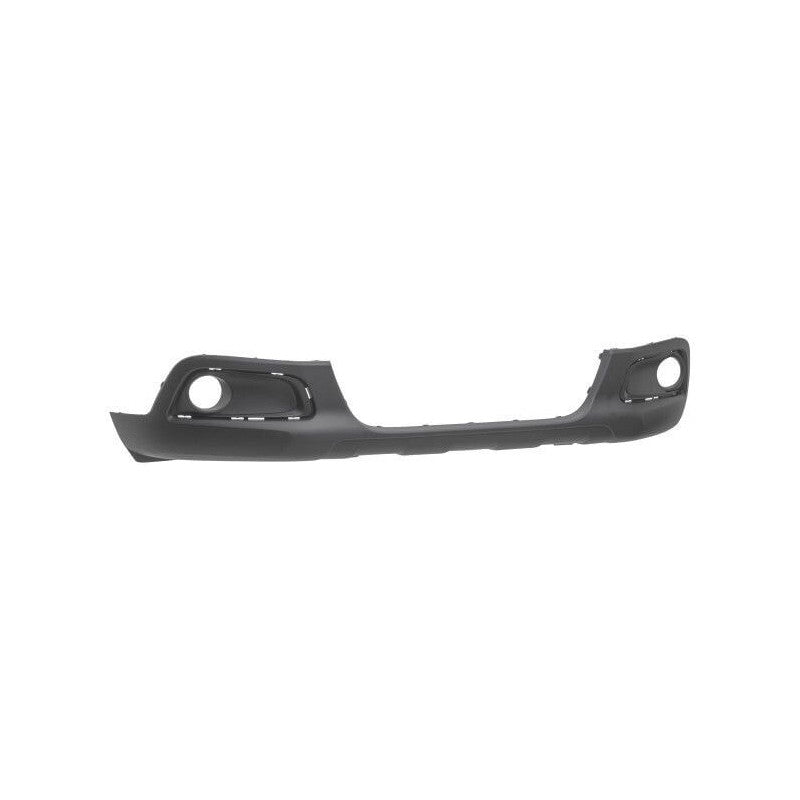 Pare-choc inférieur avant noir avec trous pour anti-brouillards Peugeot 2008 1 2013-2019