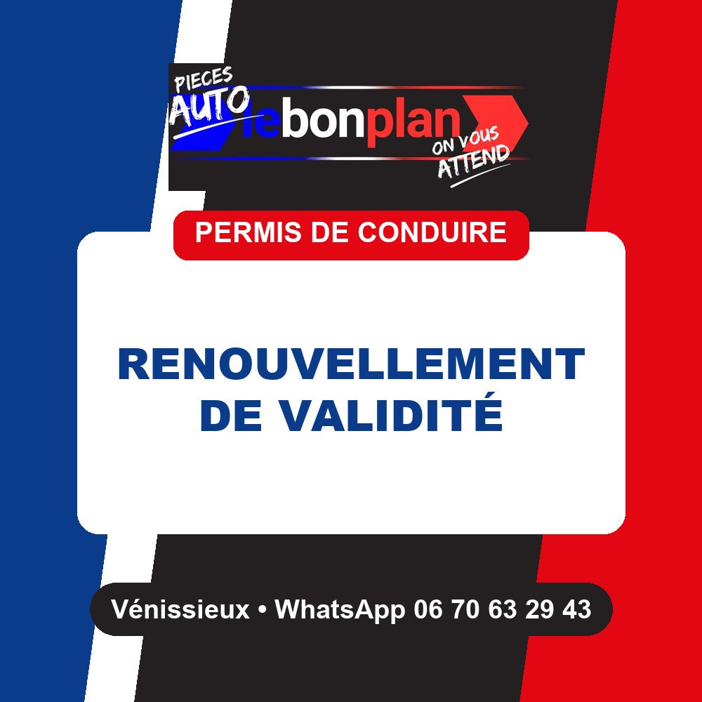 Permis de conduire – Renouvellement de validité