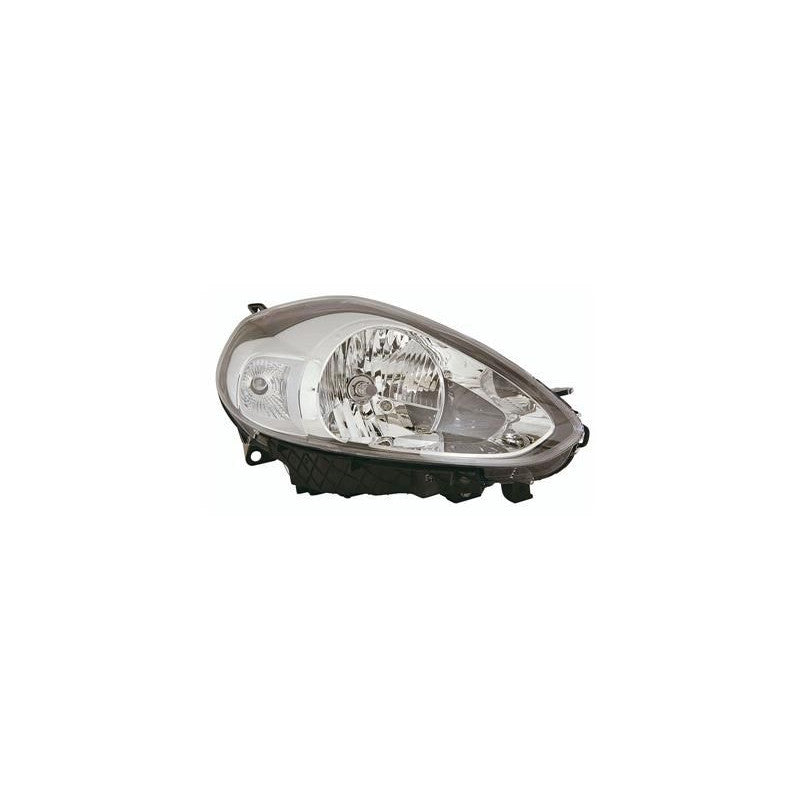 Phare avant droit base chromée H4 Fiat Punto 3 depuis 2012