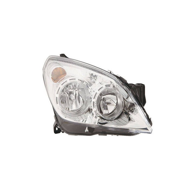 Phare avant droit H1/H7 chromé Opel Astra H phase 2 2007-2009