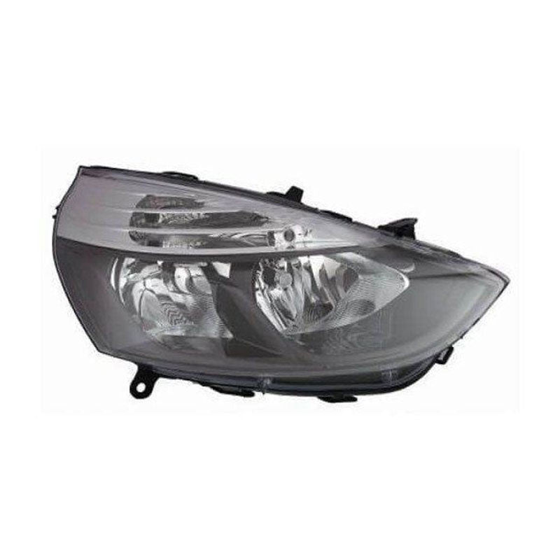 Phare avant droit H1/H7 noir contour noir Renault Clio 4 phase 1 2012-2016