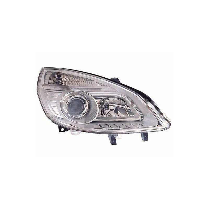 Phare avant droit H1/H7 chromé Renault Scenic 2 phase 2 2006-2009
