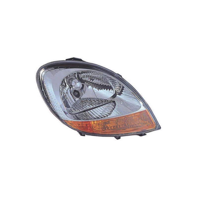 Phare avant droit H4 chromé feu clignotant orange Nissan Kubistar depuis 2003
