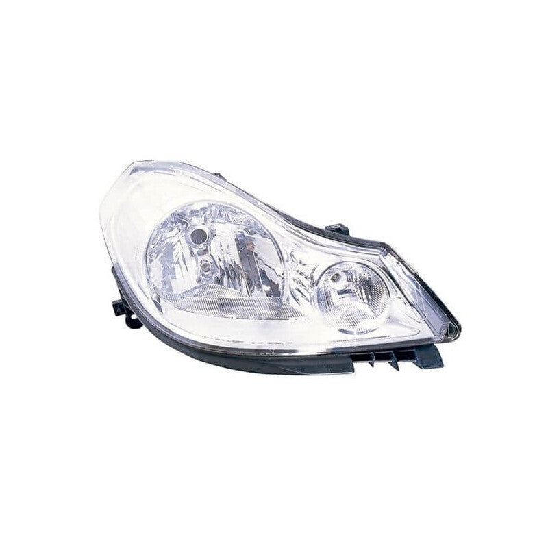 Phare avant droit H4 chromé Renault Clio 3 phase 1 2008-2009