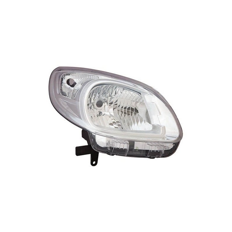 Phare avant droit H4 chromé Renault Kangoo depuis 2013