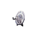 Phare avant droit H4 noire/chromée Nissan Micra K12 phase 3 2007-2010