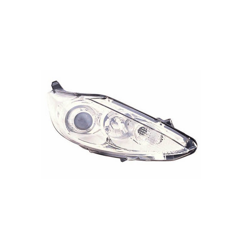 Phare avant droit H7/H1 fond chromé Ford Fiesta MK6 phase 1 2008-2012