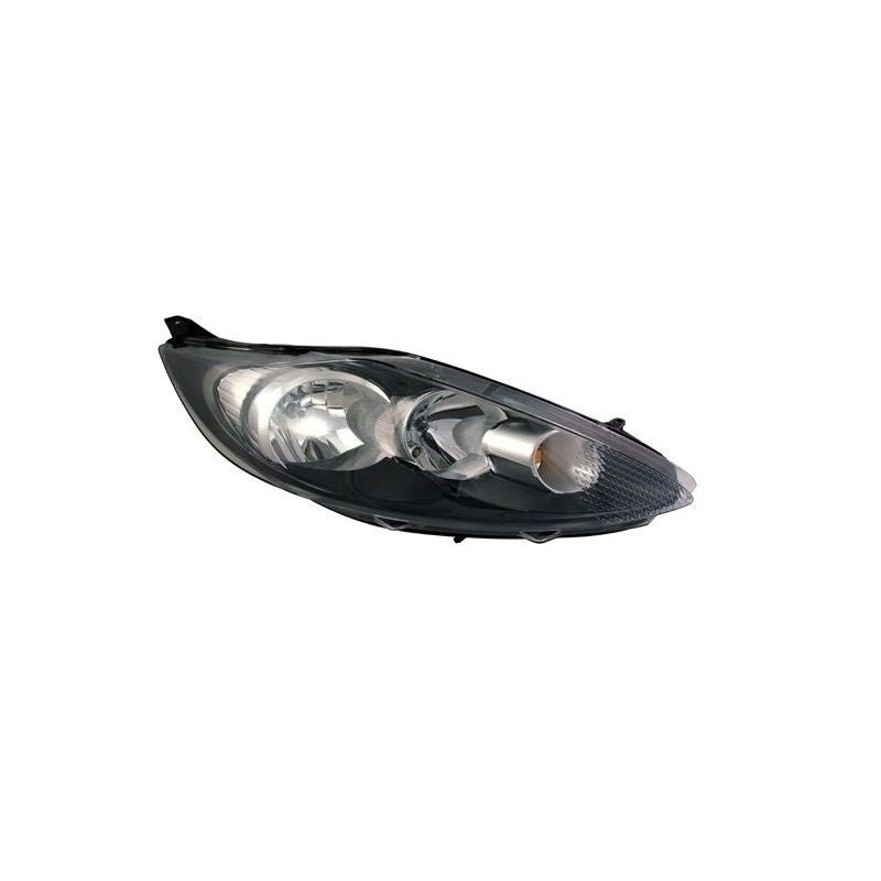 Phare avant droit H7/H1 fond noir Ford Fiesta MK6 phase 1 2008-2012