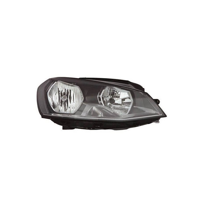 Phare avant droit H7/H15 noir Volkswagen Golf 7 phase 1 2012-2017