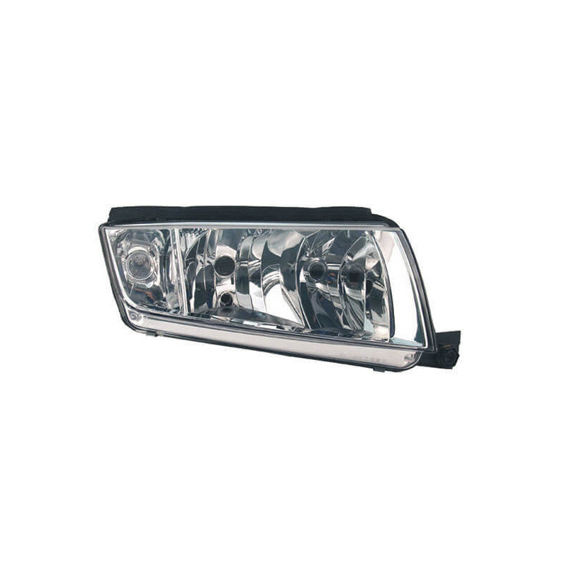 Phare avant droit H7/H3 chromé Skoda Fabia 1 2000-2007