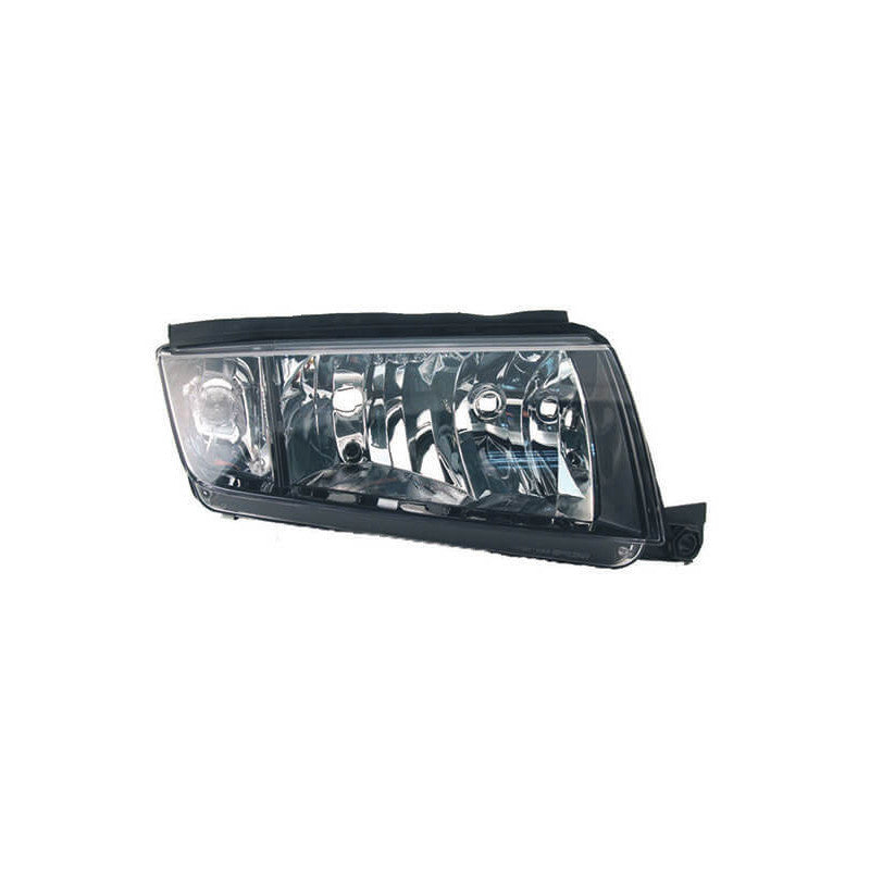 Phare avant droit H7/H3 noir Skoda Fabia 1 2000-2007