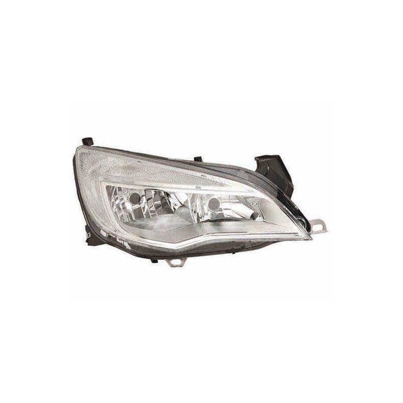 Phare avant droit H7/H7 chromé Opel Astra J phase 1 2010-2012