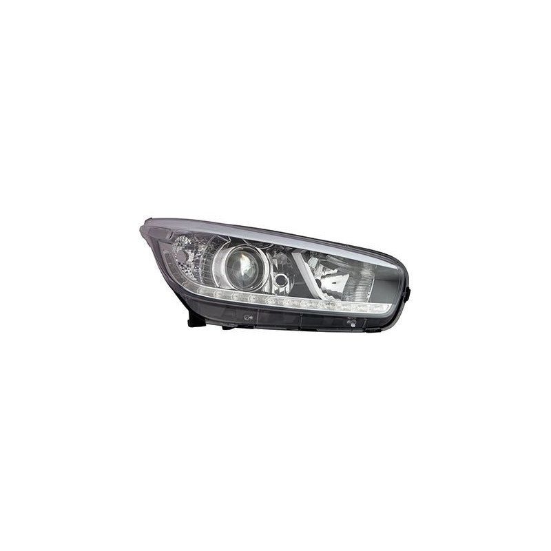 Phare avant droit H7/H7/H7/LED fond noir Kia Ceed 2 phase 1 2012-2013