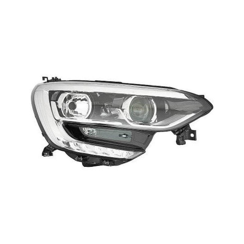Phare avant droit H7/H7/LED fond chromé Renault Megane 4 2015-2021