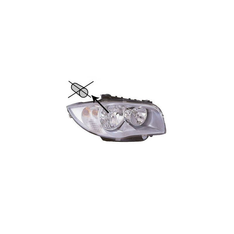 Phare avant droit H7/H7 sans réflecteur BMW Série 1 E81-E87-E82-E88 2010-2012