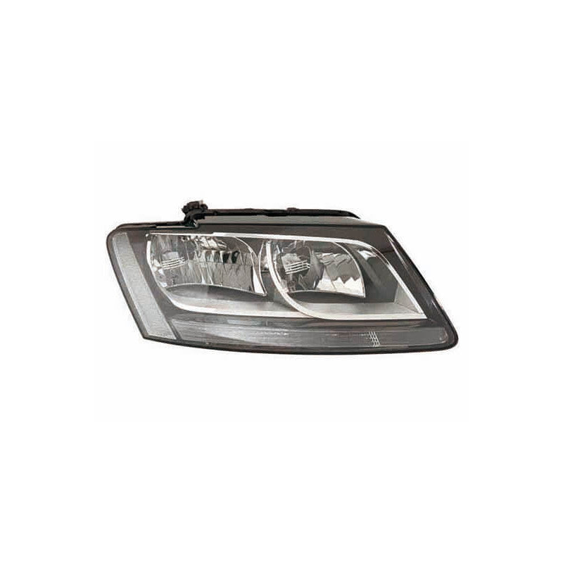 Phare avant droit H7/H7 fond noir Audi Q5 1 phase 1 2008-2012