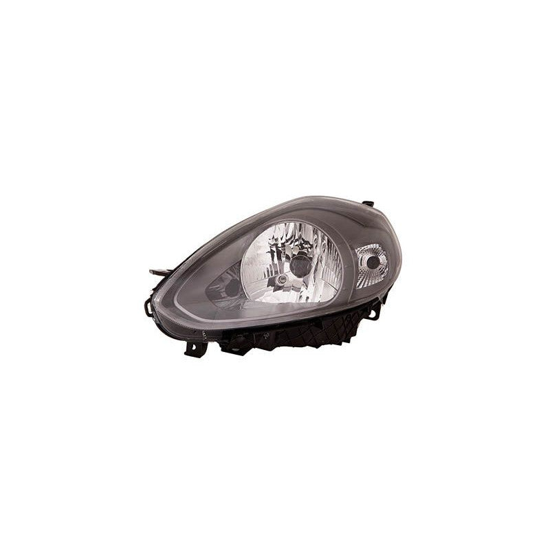 Phare avant gauche base noire H4 Fiat Punto 3 depuis 2012