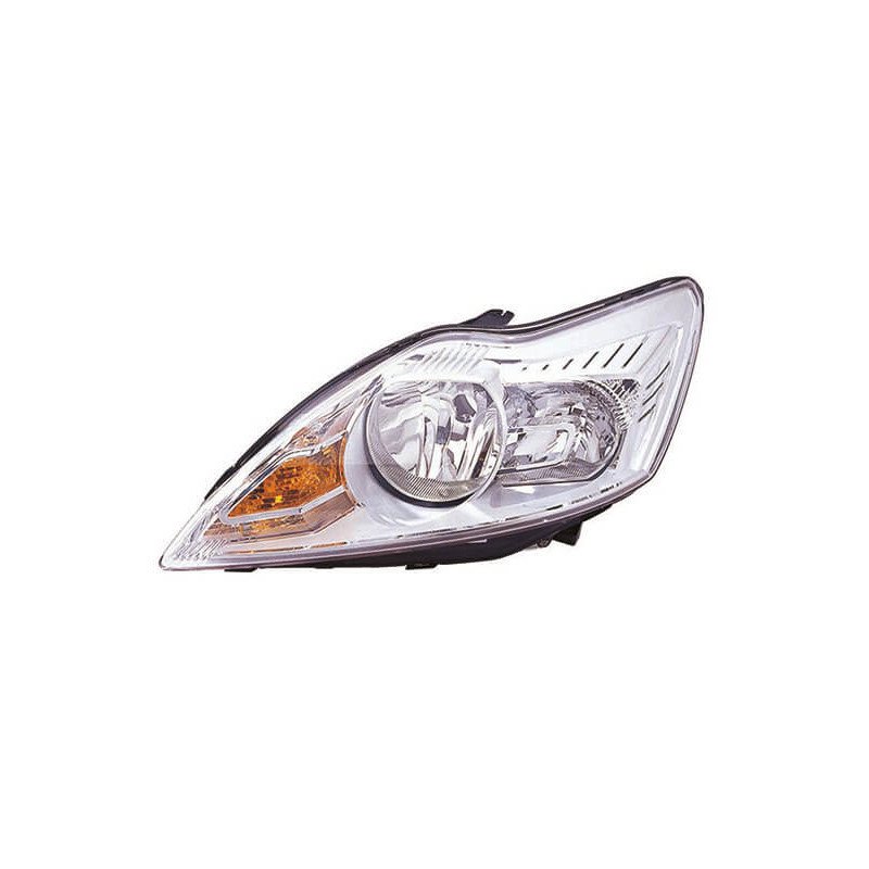Phare avant gauche chromé H1/H7 Ford Focus 2 phase 2 2008-2010