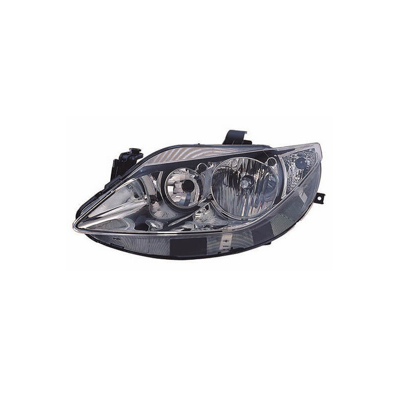 Phare avant gauche chromé H7/H7 Seat Ibiza 4 6J5, 6P1 phase 1 2008-2012
