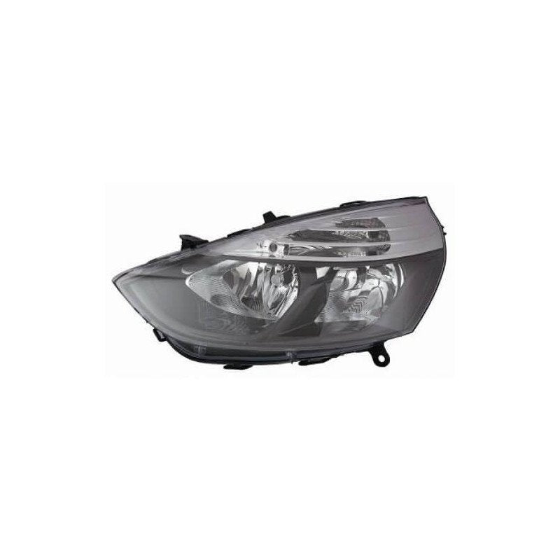 Phare avant gauche H1/H7 noir contour noir Renault Clio 4 phase 1 2012-2016