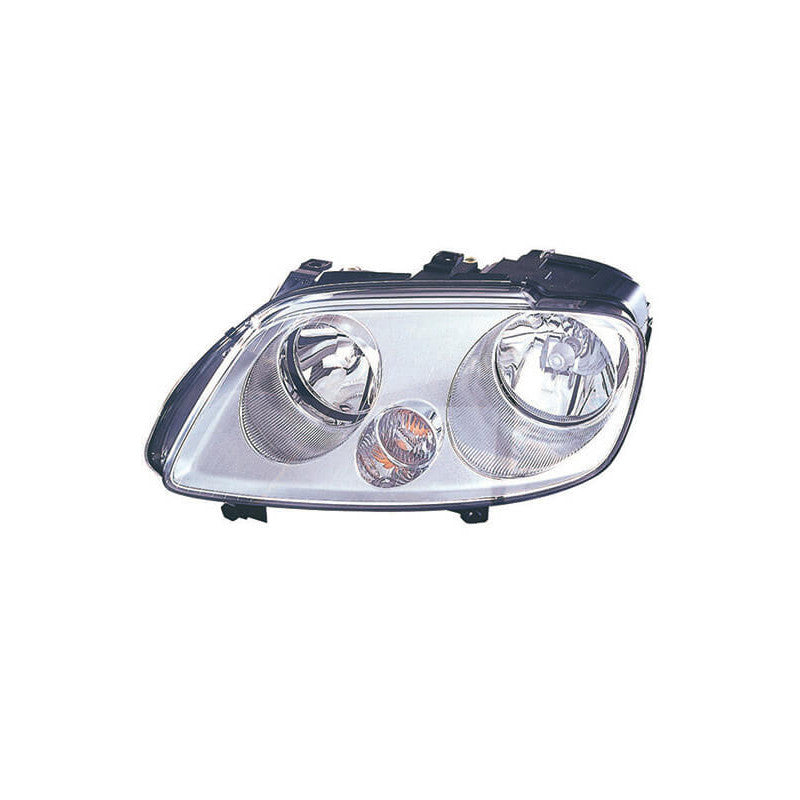 Phare avant gauche H1/H7 chromé Volkswagen Touran 1 phase 1 2003-2006