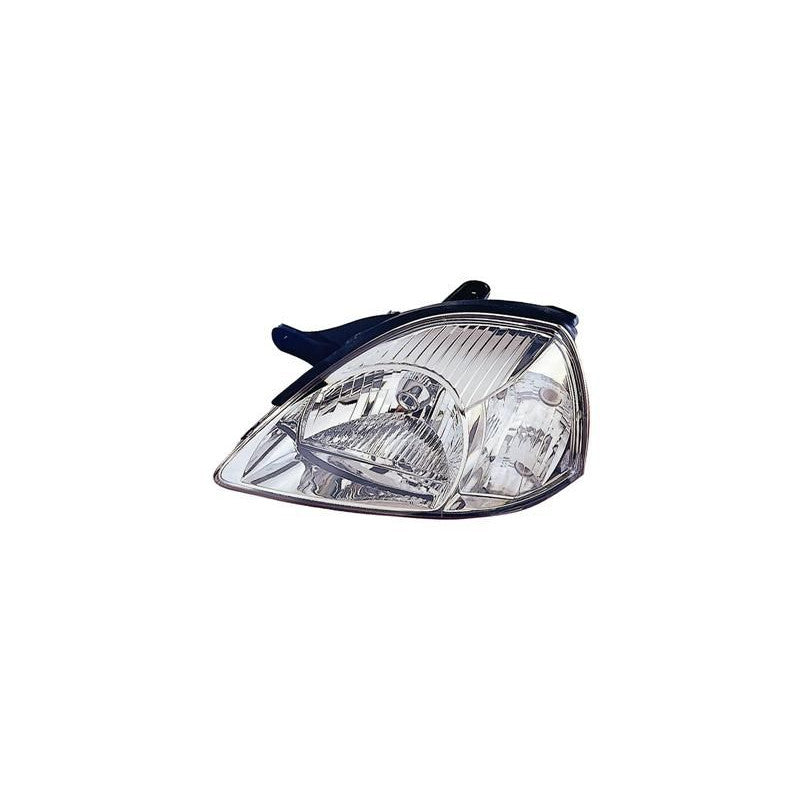 Phare avant gauche H4 avec feu clignotant blanc Kia Rio 1 phase 2 2002-2005