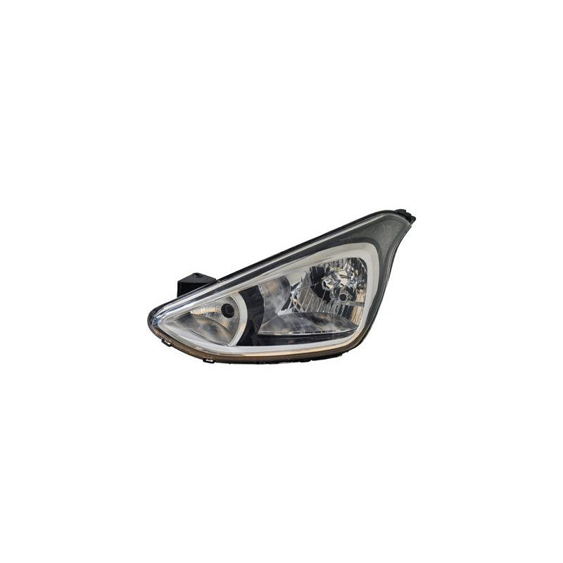 Phare avant gauche H4 base noire Hyundai I10 2 2013-2020