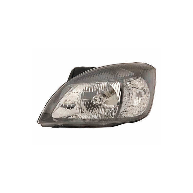 Phare avant gauche H4 base noire Kia Rio 2 2005-2011