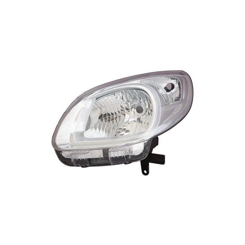 Phare avant gauche H4 chromé Renault Kangoo depuis 2013