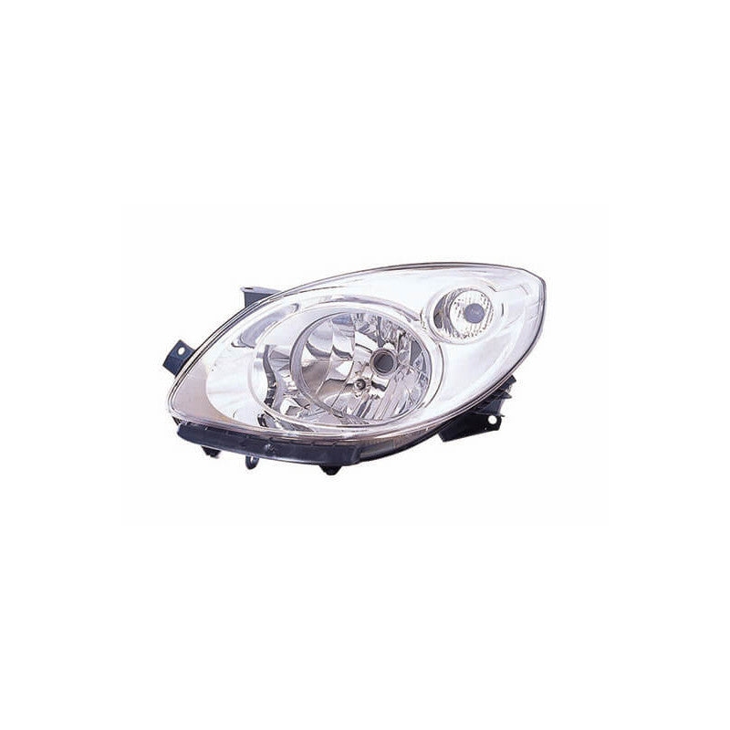 Phare avant gauche H4 chromé Renault Twingo 2 phase 1 2007-2011