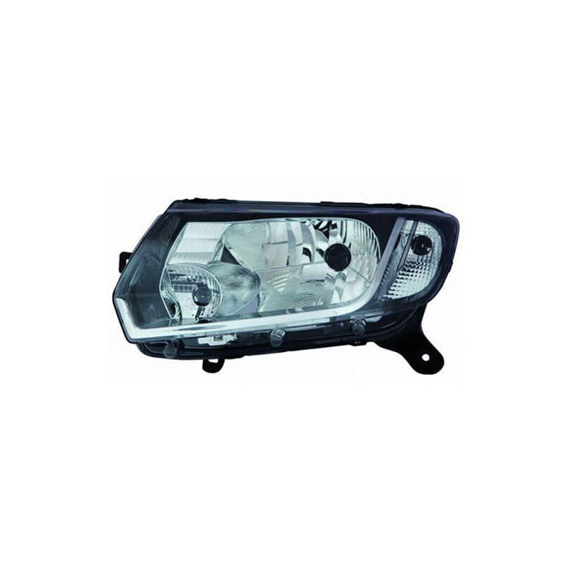 Phare avant gauche H4 Dacia Sandero 2 phase 1 2012-2016