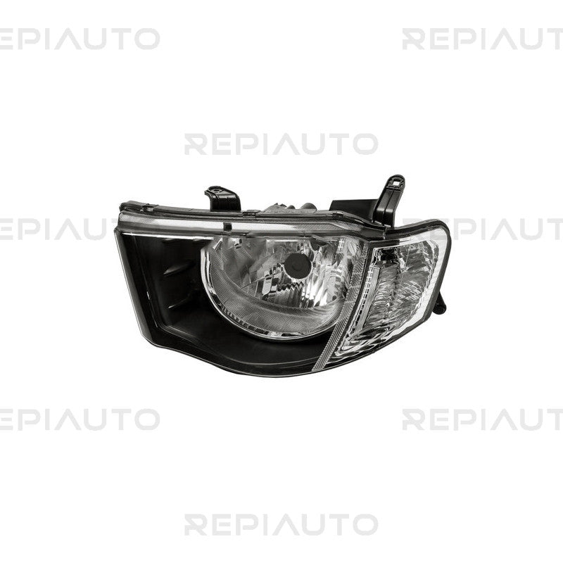 Phare avant gauche H4 feu clignotant blanc double cabine Mitsubishi L200 Pick-Up KAT-KBT phase 1 2005-2010