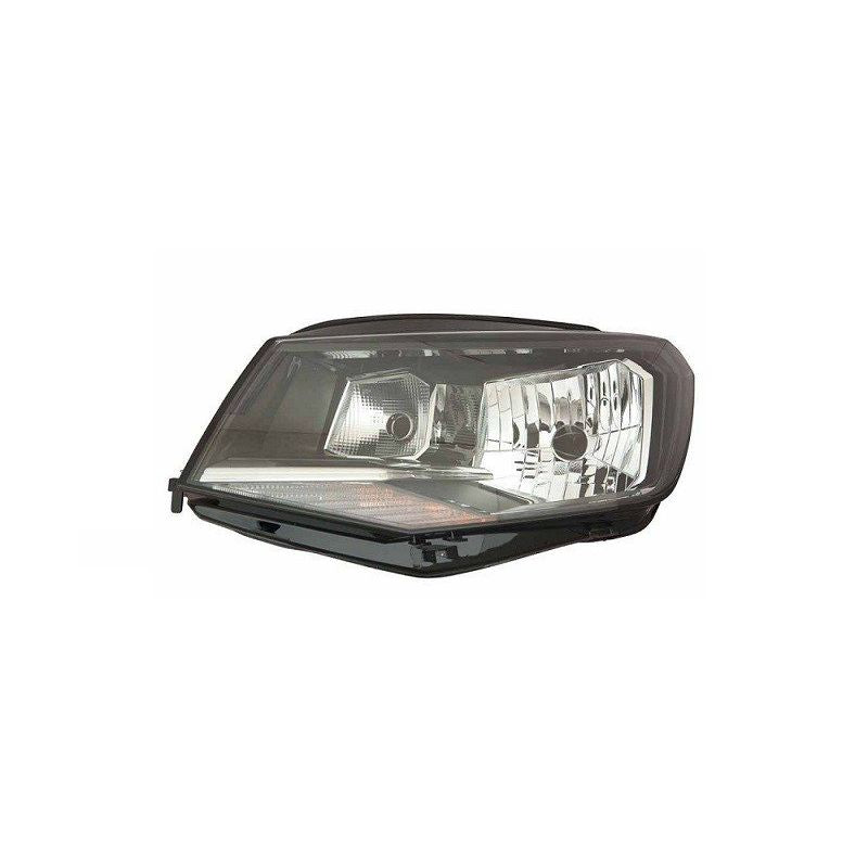 Phare avant gauche H4 fond noir Volkswagen Caddy 4 2015-2020