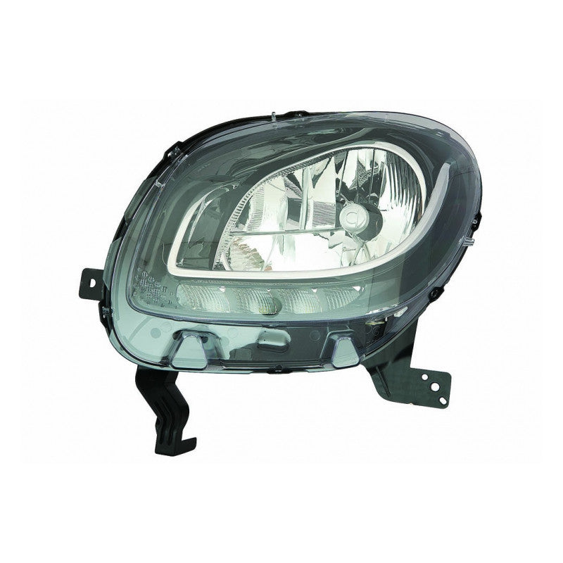 Phare avant gauche H4/LED feu diurne base noir Smart Fortwo 3 (453) depuis 2014