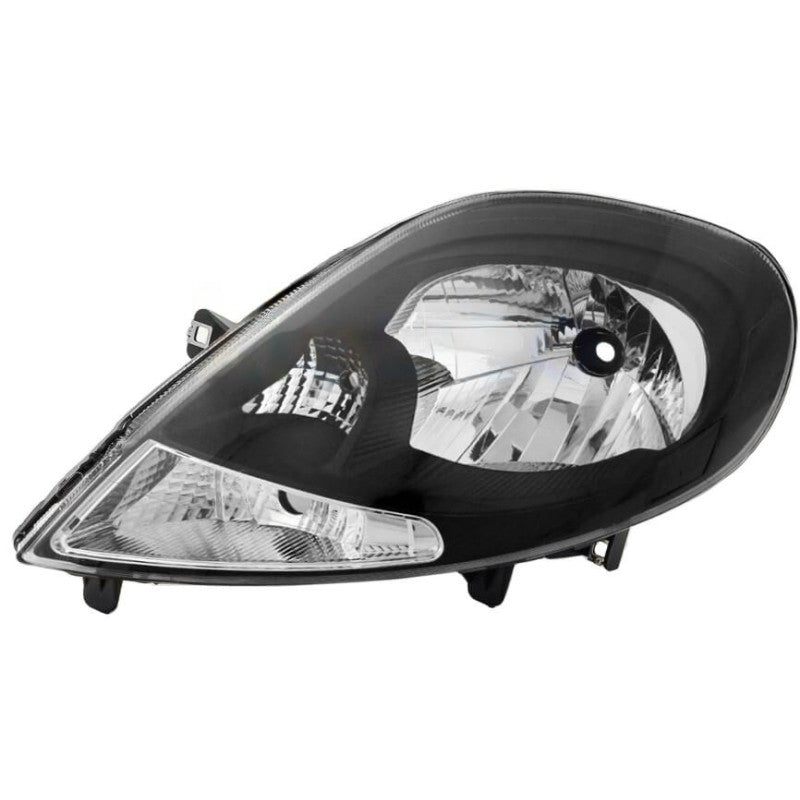 Phare avant gauche H4 noir clignotant blanc Renault Trafic 2 phase 2 2006-2014