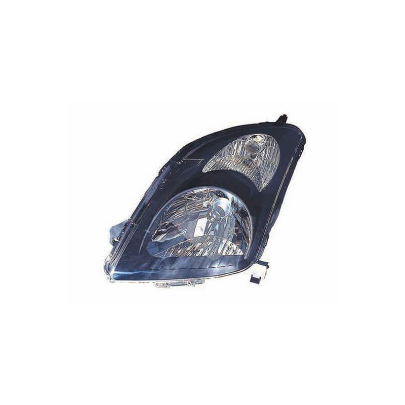Phare avant gauche H4 noir Suzuki Swift 3 2005-2010