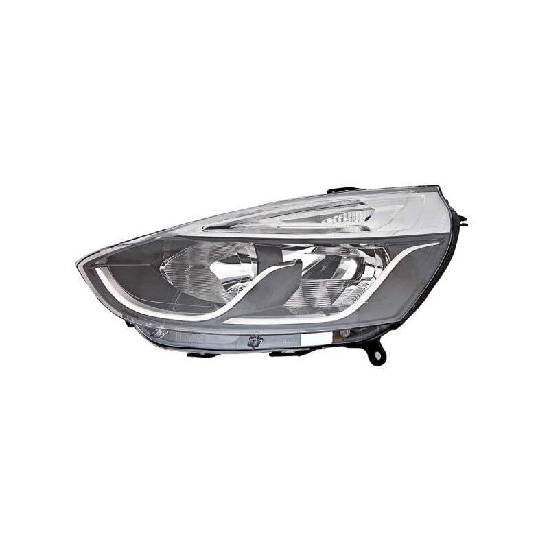 Phare avant gauche H7/H1 détail triangulaire chromé Renault Clio 4 phase 2 2016-2019