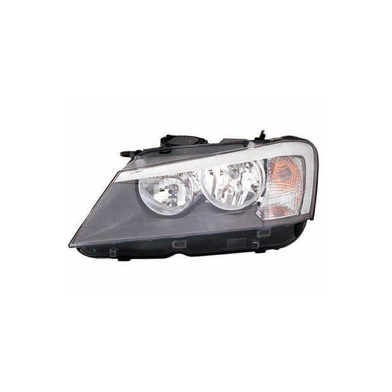Phare avant gauche H7/H7 base noire BMW X3 2 F25 phase 1 2010-2014