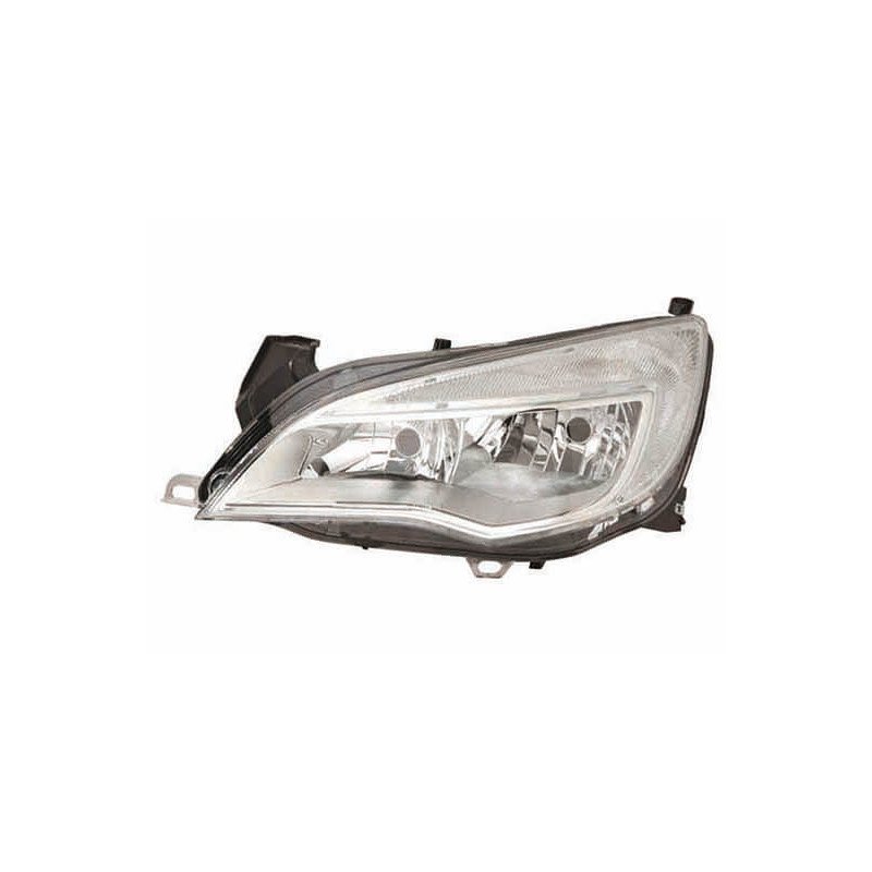 Phare avant gauche H7/H7 chromé Opel Astra J phase 1 2010-2012