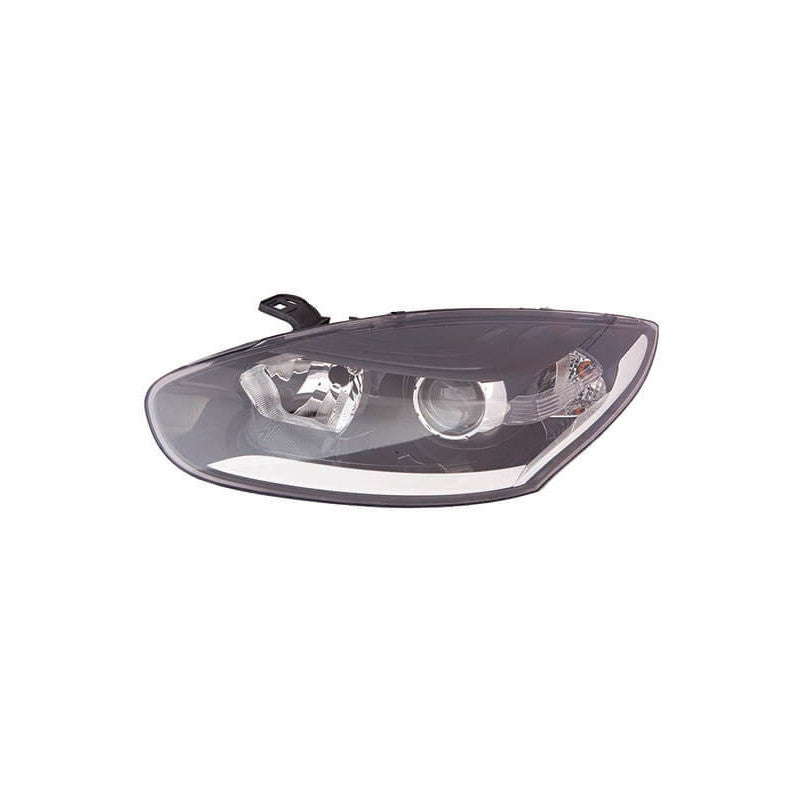Phare avant gauche H7/H7 et diurne noir Renault Megane 3 phase 3 2014-2015