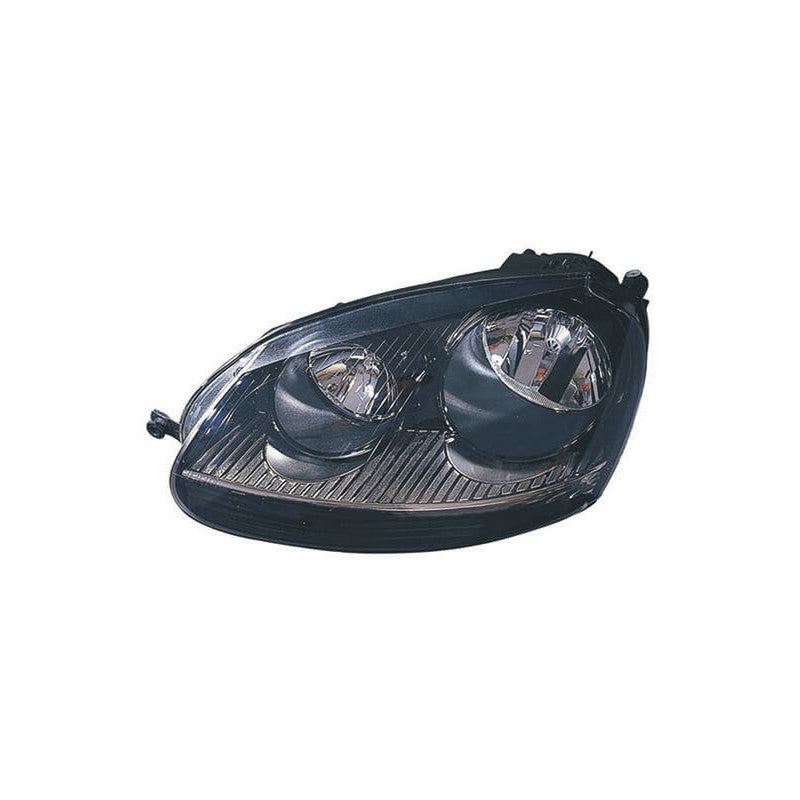 Phare avant gauche H7/H7 fond noir Volkswagen Golf 5 GTI 2003-2008