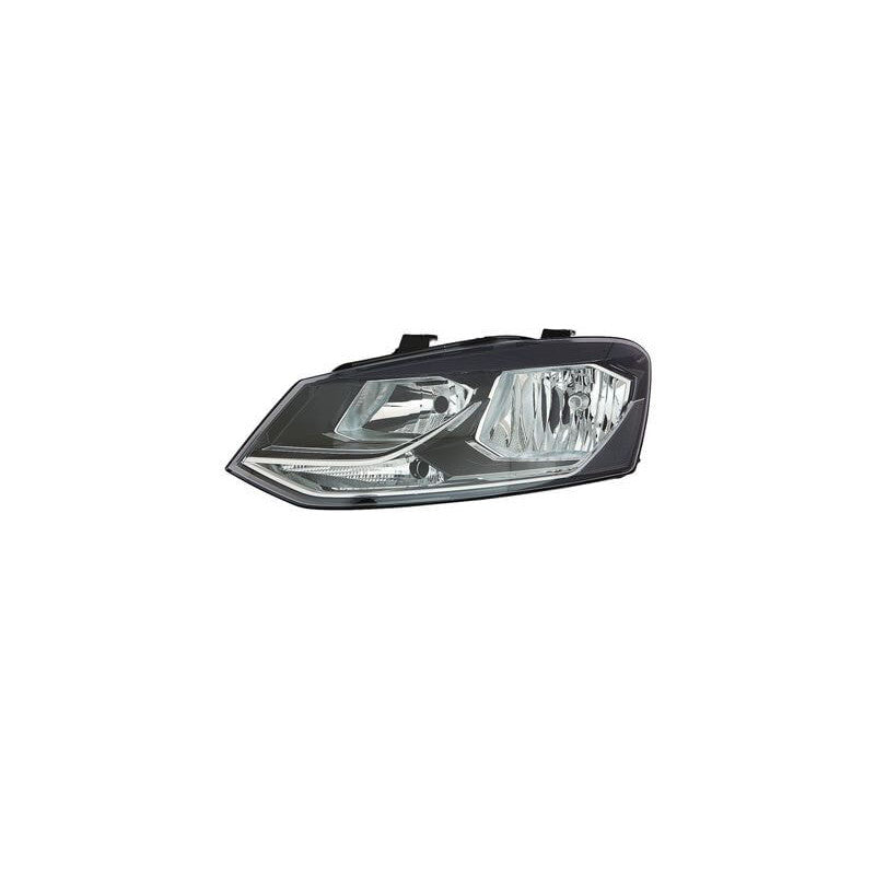 Phare avant gauche H7/H7 fond noir Volkswagen Polo 5 2014-2017