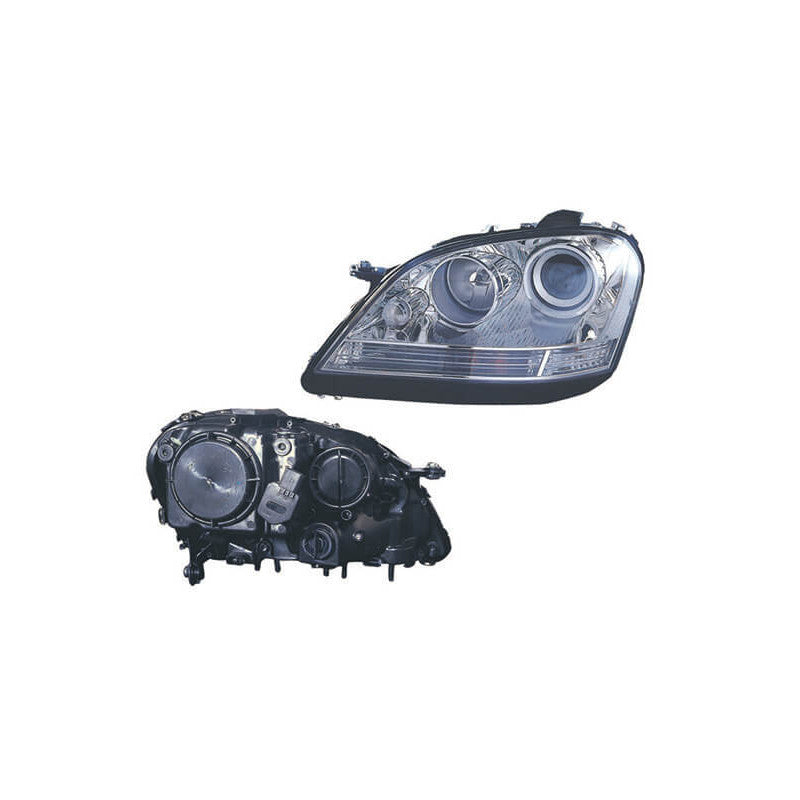 Phare avant gauche H7/H7 Mercedes ML (W164) phase 1 2005-2008