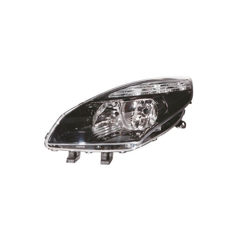 Phare avant gauche H7/H7 Renault Scenic 3 phase 1 2009-2012