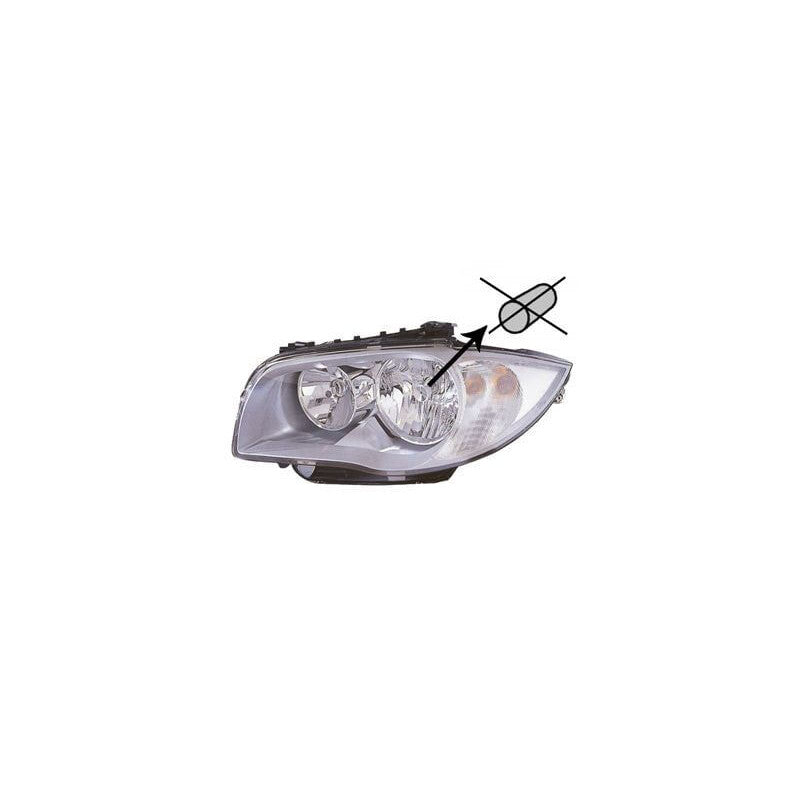 Phare avant gauche H7/H7 sans réflecteur BMW Série 1 E81-E87-E82-E88 2010-2012