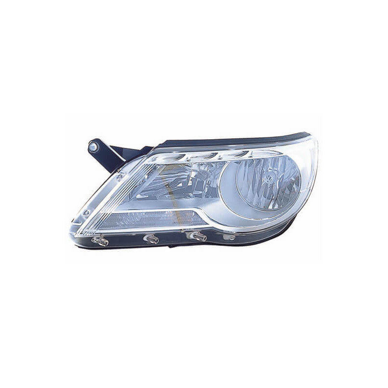 Phare avant gauche H7/H7 Volkswagen Tiguan 1 phase 1 2007-2011