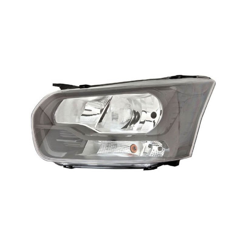 Phare avant gauche H7/H15 noir Ford Transit MK8 phase 1 2014-2019