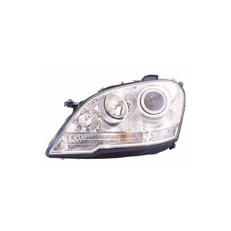Phare avant gauche H7/H7 chromé Mercedes ML W164 phase 2 2008-2011