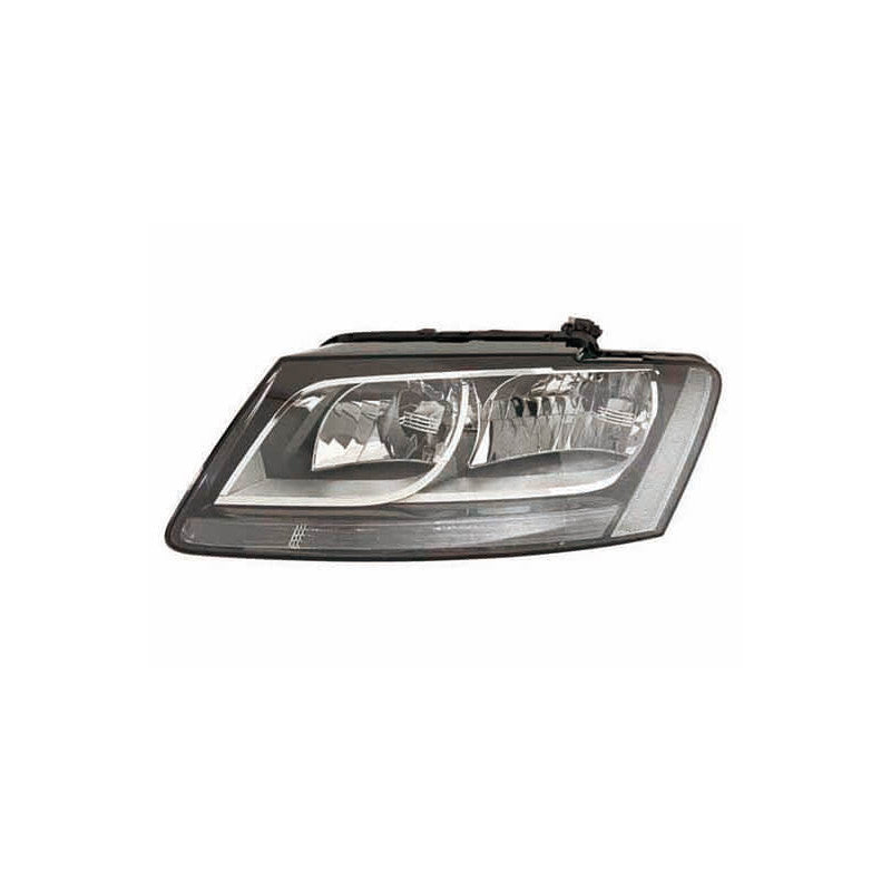 Phare avant gauche H7/H7 fond noir Audi Q5 1 phase 1 2008-2012
